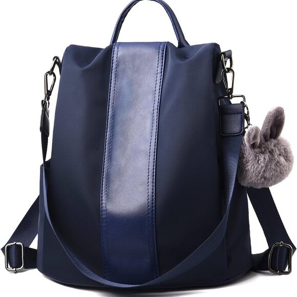 Women Waterproof Nylon Backpack Purse Anti-theft Rucksack Shoulder Bag main image 5